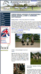 Mobile Screenshot of bassingfieldriding.com